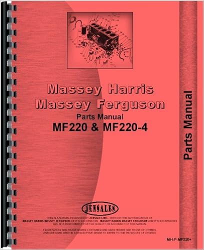 Massey Ferguson Mf 2 2 4 Service Manual Massey Ferguson Manuals Amazon Com Books