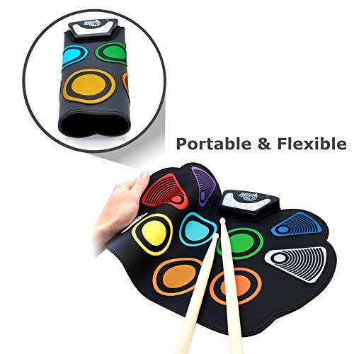 1 SpecDrum+Flexible+Beginners+Drumsticks+Headphones