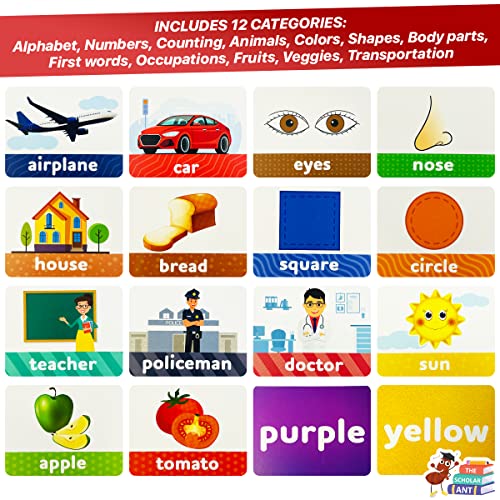 My First Big Flash Cards for Toddlers 12 Years 165 Baby Flash Cards 330 Sides Learn