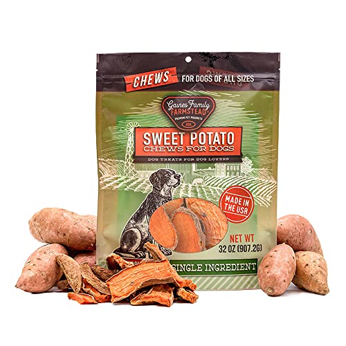 Sweet Potato Dog Chews 2 lb Dehydrated Single Ingredient Dog Treats