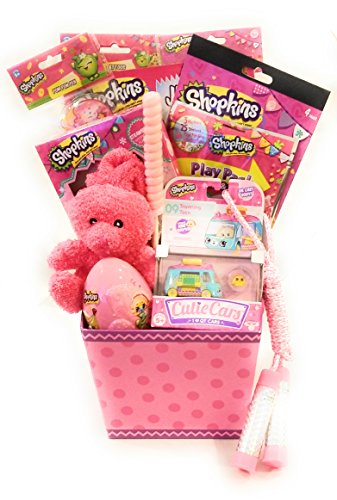 Shopkins easter basket or gift basket w/shopkins cutie car for gi…