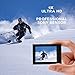 Supkiir Action Camera 4K 16MP Ultra HD WiFi Waterproof Sports Camera with EIS,170 Degree Wide Angle with 2 Rechargeable 1200mAh Batteries Remote and Carrying Case