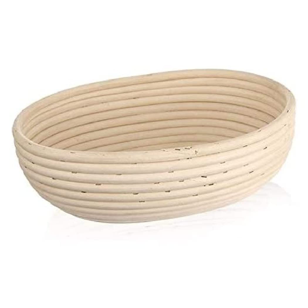 Rattan basket for sprouting bread, bread dough 1,5kg 28x22x9 cm