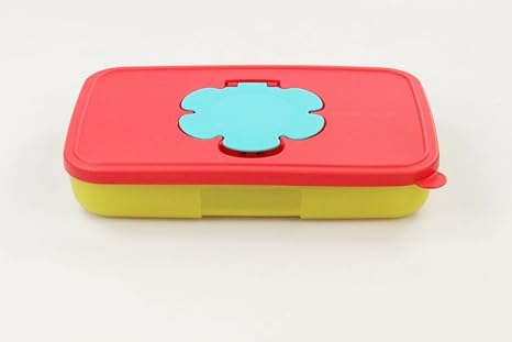 TUPPERWARE Caja Portatoallitas 650 ml verde amarillo, rojo, turquesa: Amazon.es: Hogar
