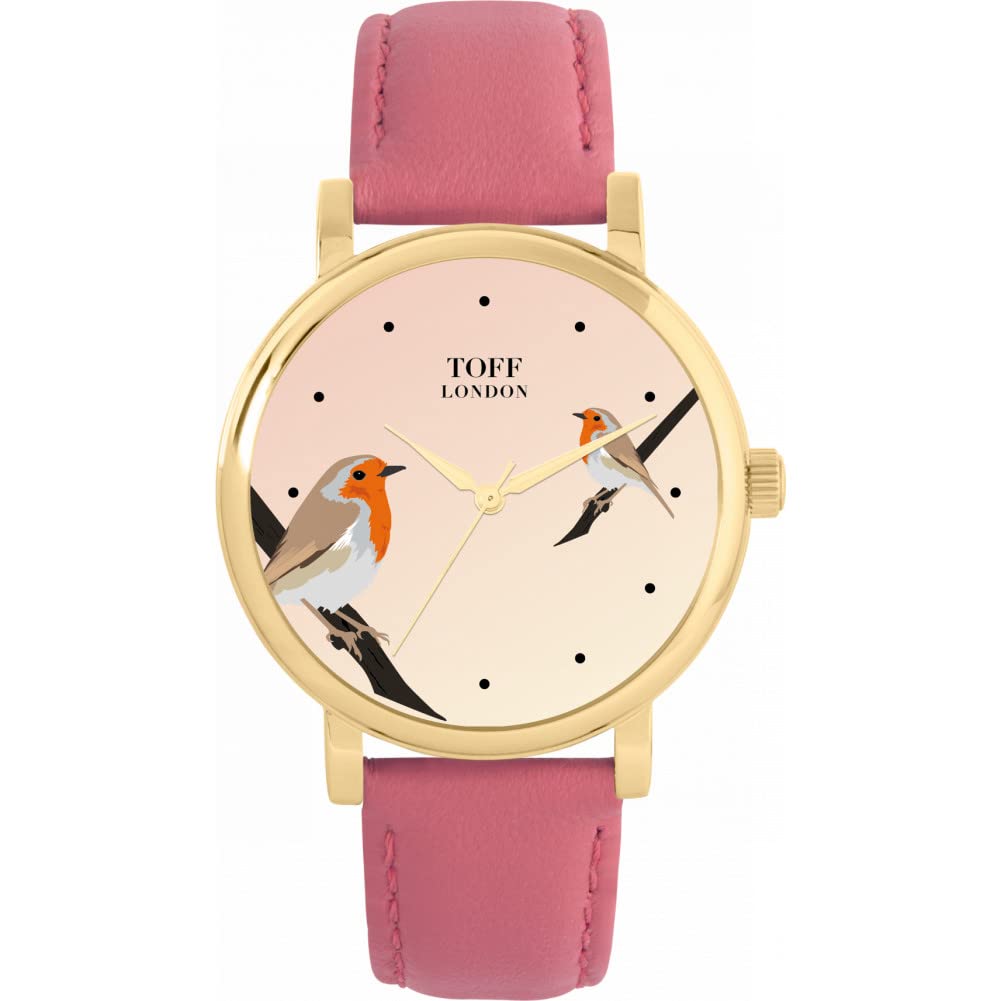 Toff London Ladies Robins Bird Watch