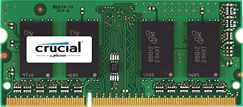 Crucial 4GB DDR3/DDR3L 1066 MT/s (PC3-8500) SODIMM 204-Pin Mac Memory CT4G3S1067M