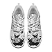 WXMDZS Men Cushioning Running Shoe Lightweight Lace Up Casual Sneakers Non-Slip Walking Shoes