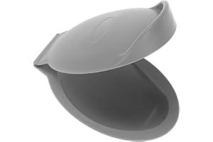 HEMOTON Silicone Oyster Shucking Clamp, Ergonomic Oyster Holder Tool for Safe Seafood Opening, Grey, 4.56 X 2.87 X 1.69 Inche