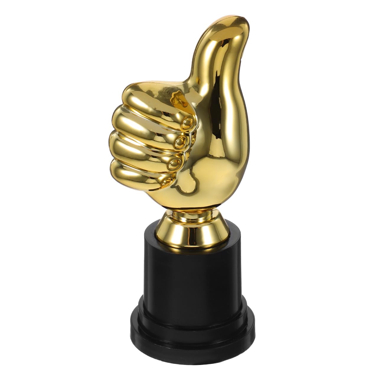 CLISPEED Award Trophy: Thumbs Up Plastic Trophy Cup Gold Award Trophies for Kids School Rewards Sports Winners Prizes Victors Appreciation Party Favors