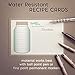 Mason Jar Recipe Card Set from Dashleigh, 48 Cards, 4x6 inches, Water-Resistant and
