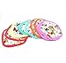 DMtse 12CM Diameter Pack of 12 Mix Colour Chinese New Year Paper Lanterns (Assorted)