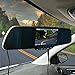 Dash Cam, Dual Lens Car Video Recorder, Rearview Mirror, 1080P,5 Inch Screen, 32GB Micro SD Card Included