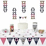 Big Dot of Happiness Last Sail Before The Veil - Triangle Nautical Bridal Shower & Bachelorette Party Decoration Kit - 72 Pieces