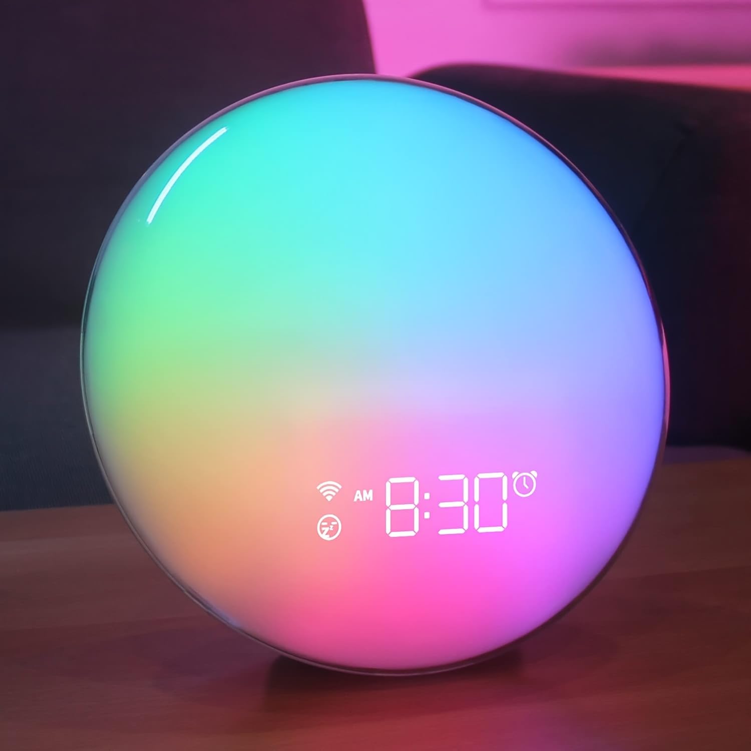 Photo 1 of ***NOT IN ORIGINAL PACKAGE***Sunrise Alarm Clock Sound Machine, Smart Wake-up Light, Wake Up Light with Sunrise/Sunset Simulation, Ambient Light & Sleep Assistant White Noise Sound Machine Baby Night Light, Touch & App Control