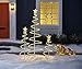 Set of 3 Lighted Spiral -Christmas- Trees - 3 Ft 4 Ft and 6 Ft - Winter Wonder Lane