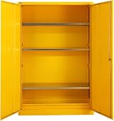 BiGDUG Metal COSHH Hazardous Substance Storage Cabinet 3 Shelf HSE Safety view 4