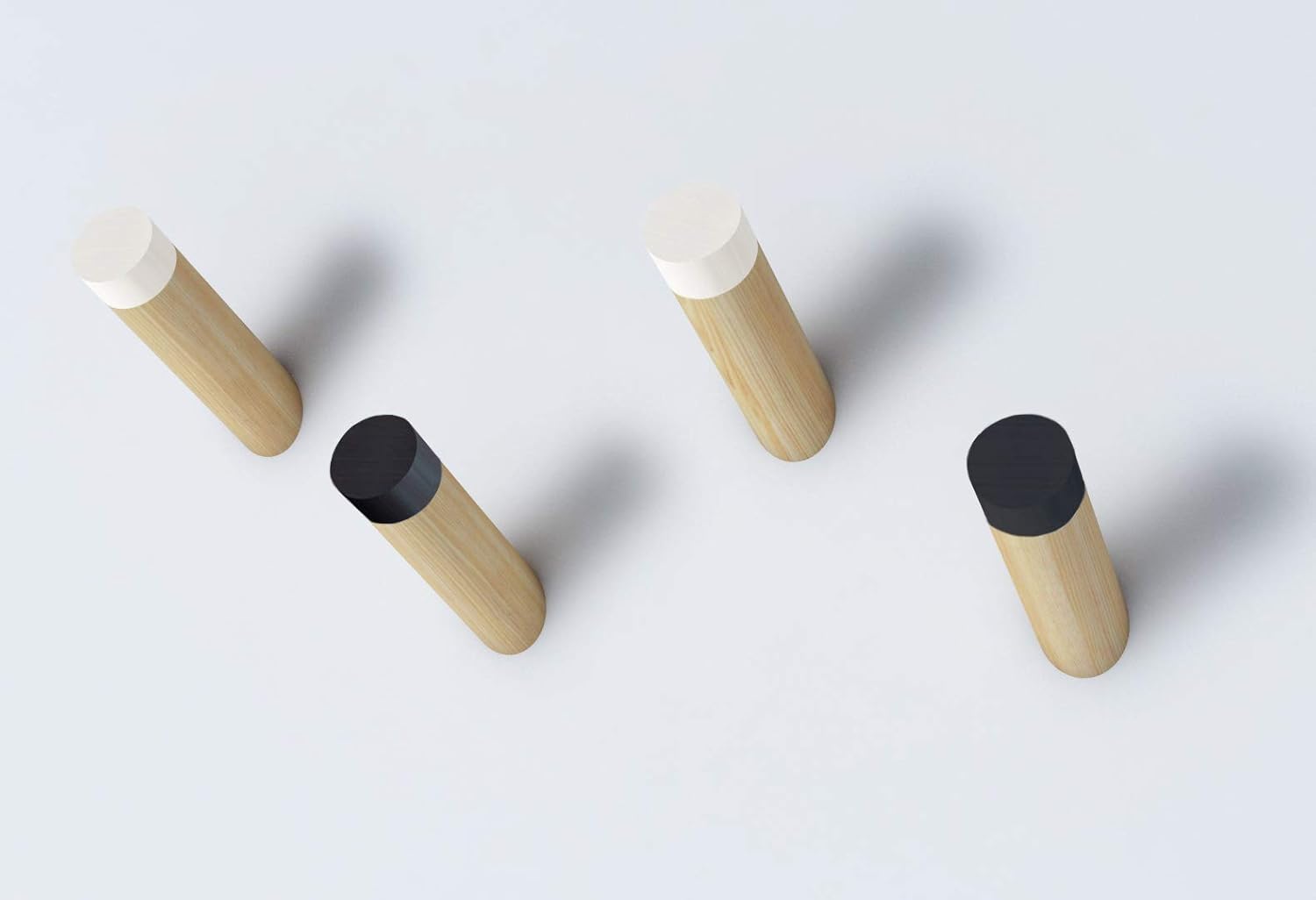 Best Black 3 Hook Coat Rack Wall Mounted