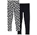 Lucky & Me | Madisyn Girls Athletic Leggings | 2-Pack | Tagless | Full Length for Gymnastics & Dancewear | Wide Waistband