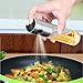 Olive Oil Spritzer Sprayer Bottle for Cooking, Food-grade Glass Oil Spray Bottle Oil Dispenser for Cooking, BBQ, Salad, Kitchen Baking, Roasting, Frying, 3.42 oz