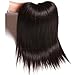 UNice Hair Icenu Series 8A Brazilian Straight Virgin Hair 1 Bundle Unprocessed Human Hair Extensions Weave Natural Color (24, 1B color)
