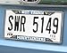FANMATS NCAA West Virginia University Mountaineers Chrome License Plate Frame , 6.25