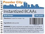 Powder City Instantized BCAA Powder (500 Grams)