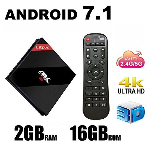 EstgoSZ-Android-71-TV-Box-Octa-Core-Smart-TV-Box-2GB-RAM-16GB-ROM-Amlogic-S912-Support-24G5G-Dual-Wifi1000M-LANBT-404K-Resolution3D-TV-Box