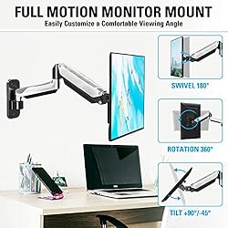 MOUNTUP Monitor Wall Mount, Fully Adjustable