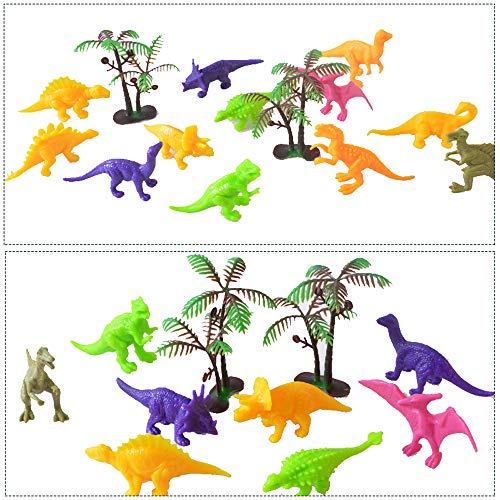 Wcysin 12 Pieces Educational Realistic Dinosaur Figures for Kids Playing Learning