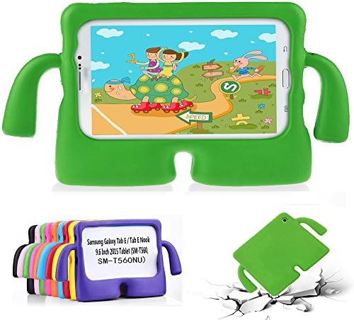 Samsung Galaxy Tab E 9.6 Kids Case-GOSE Light Weight Shockproof Protection Handle Case for Samsung Galaxy Tab E / Tab E Nook 9.6Inch 2015 Tablet (Fit Both WiFi and Verizon 4G LTE Version) (Green)