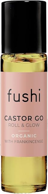 Fushi Organic Castor Oil 10ml Roll On 100% Pure Cold Pressed Hexane Free
