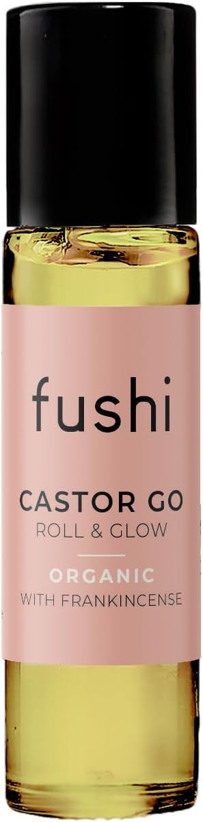 Fushi Organic Castor Oil 10ml Roll On 100% Pure Cold Pressed Hexane Free