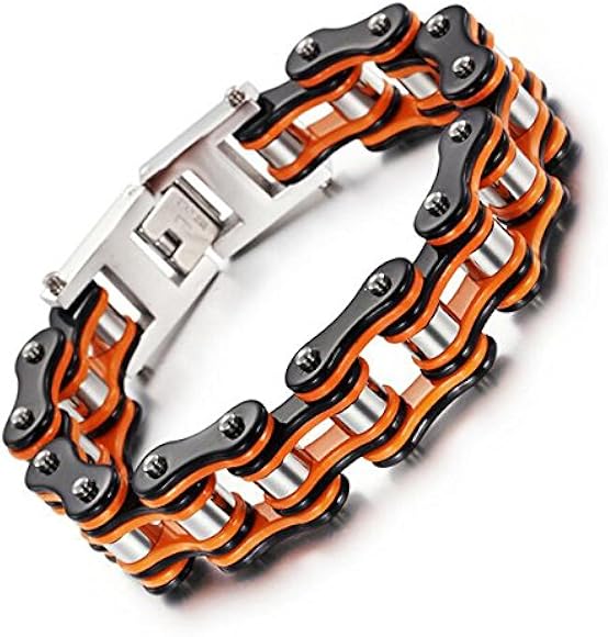 orange bike chain