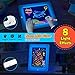 Obuby Kids Magic Pad Light Up Glow Drawing Board LED Draw Sketch Tablet for Art Write Learning which Includes Fun Guide Stencils, Glow Boost Card, Cleaning Cloth