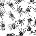 Partay Shenanigans Plastic Spider Toys - 100 Pack Black Realistic Fake Spider Props for Halloween, Prank, Haunted House Decorations 4-5cm