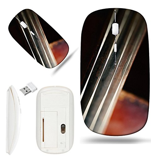 Luxlady Wireless Mouse White Base Travel 2.4G Wireless Mice with USB Receiver, 1000 DPI for notebook, pc, laptop,mac design IMAGE ID: 34047083 fretboard with string of old shabby cello