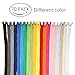 KINGSO 70 pcs Nylon Coil Zippers DIY Tailor Sewer Craft Accessories 12 inch Seeing Craft Tools 20 Color