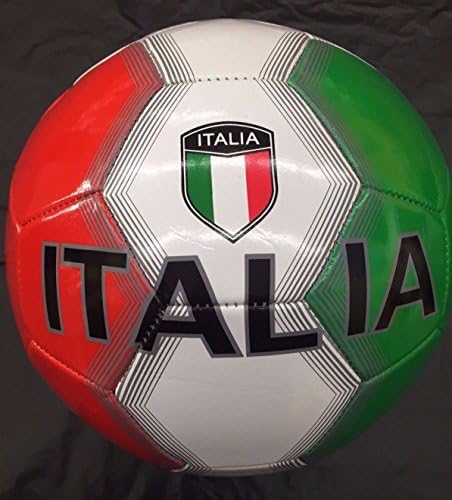 Italia Flag Soccer Ball Football Size-5 Panel 32