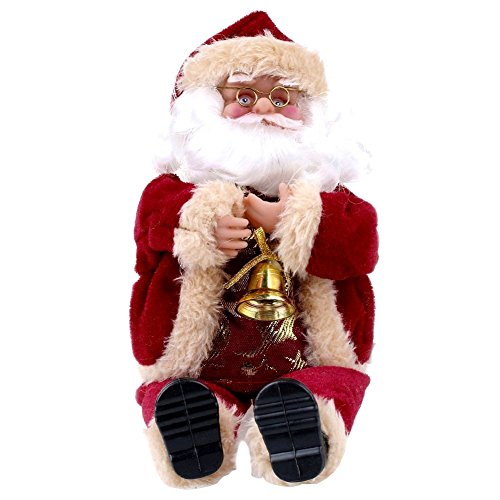 Sitting santa claus tabletop decoration christmas figur…