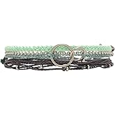 Pura Vida Bracelets Pack Salty Circle Style Pack - 3-Piece Boho Bracelet Stack