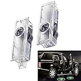 DELEIKA Land Rover - No Drilling Changeable Logo Door Courtesy Welcome Light Laser Emblem Logo Kit Ghost Shadow Lights logo chips replacement 2-pc set