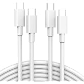 USB C to USB C Cable (2-Pack, 6.6ft) for MacBook Air/Pro Charger, iPad Pro 12.9/11 inch, iPad Air 5/4, Mini 6, iPhone 17/16/15, Pixel, Galaxy S25/S24, Switch 2, Type C Fast Charging Cord