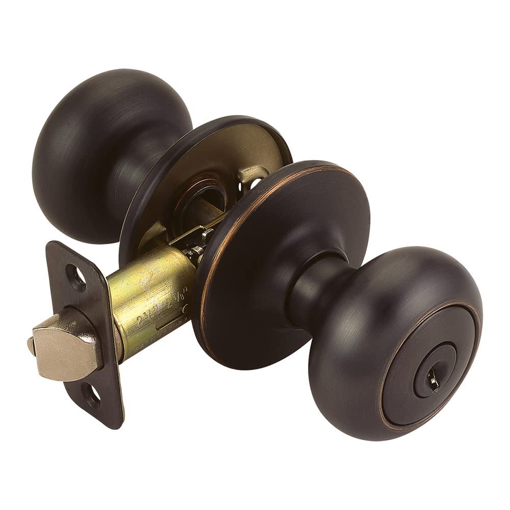 Photo 1 of Design House 753467 Cambridge 2-Way Latch Entry Door Knob, Oil Rubbed Bronze