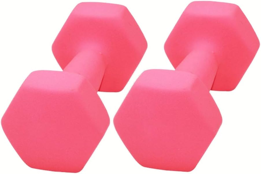 Home Fitness Dumbbell Combos - Non-Slip, Hex Shape, Free Weights Set Muscle Toning, Strength Building