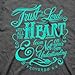 Trust In The Lord T-Shirt (X-Large), Charcoal Hthr