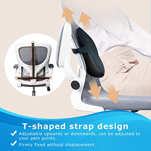 Lumbar Support Pillow for Office Chair for Low Back Pain Relief Mini