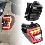 PGTOPONE Smoked Lens Rear Tail Light Sequential