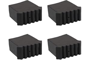 GYOTUU 4 Pcs Ladder Non Slip Feet Covers, Thickened Furniture Rubber Foot Cushion Non-Slip Telescopic Ladder Rubber Protective Cushion Ladder Foot Cushion Cover Accessories(B)