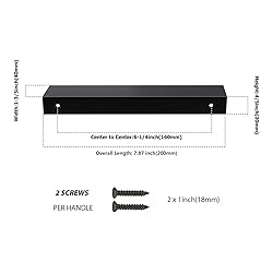Peaha 50 Pack Kitchen Cabinet Handles 6-1/4 inch