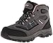 Hi-Tec Kids Unisex Hillside Waterproof Jr hiking Boot (Toddler/Little Kid/Big Kid), Charcoal/Blush, 13 M Little Kid